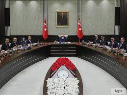 The office of the president of turkey was established with the proclamation of the republic of turkey on 29 october 1923 following the turkish war of independence. T C Cumhurbaskanligi Cumhurbaskanligi Kabinesi Cumhurbaskani Erdogan Baskanliginda Toplandi