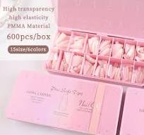 OEM/ODM Press on Nails Acrylic Gradient White Long Coffin Nail Tips for  Beauty