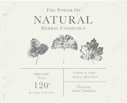 These templates are perfect for use in homemade. Customizable Label Of Natural Organic Herbal Products Vintage Royalty Free Cliparts Vectors And Stock Illustration Image 127646361