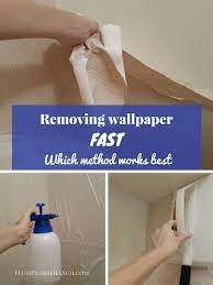 Removing Wallpaper Fast So You Can Get On With The Fun Stuff Plum Prairie Ranch Removing Old Wallpaper Removable Wallpaper Wallpaper Removal Solution