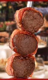 churrasco fogo de chao churrascaria food bacon wrapped filet lamb recipes