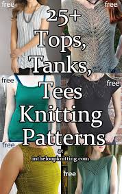 I binded off a third of my total stitches for the back section 32 st and left the remaining for my front section. Tops Tanks Tees Knitting Patterns In The Loop Knitting