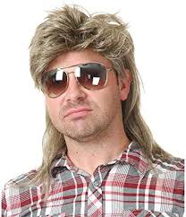 Amazon.com: Baruisi 80s Men's Mullet Wig Blonde Cosplay Halloween Wig for  Fancy Dress : Clothing, Shoes & Jewelry