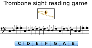 Let's take a look at how they're notated. Trombone Sight Reading Game Music Theory