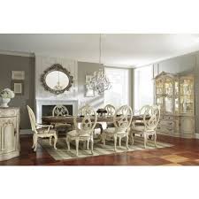 Jessica mcclintock home the romance collection by american drew dining room set. American Drew Jessica Mcclintock Boutique Oval Dining Table In White Veil By Dining Rooms Outlet