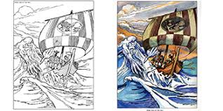 Imagimorphia 20 posters to colour. Norse Gods And Goddesses Dover Coloring Book Menges Jeff A 0800759433377 Amazon Com Books