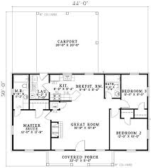 Traditional Style House Plan 3 Beds 2 Baths 1100 Sq Ft Plan 17 1162 House Layout Plans Ranch Style House Plans House Plans