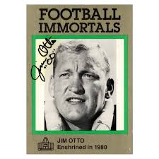 Jim Otto Oakland Raiders Autographed Signed