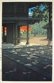 heirinji temple by kawase hasui 1952 published by watanabe shozaburo 風景 日本 イラスト 風景の絵