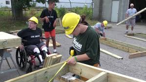 California ada ramp code now requires a minimum 6 foot (in the direction of travel) platform size. Youthbuild Students Build Wheelchair Ramps At Rampathon