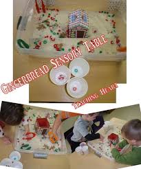 Gingerbread Sensory Bin And More Teaching Heart Blog Gingerbread Man Preschool Gingerbread Man Activities Gingerbread Activities