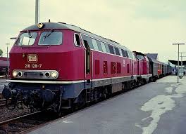 Frondenberg 02 06 1986 218 128 Mit 212 272 Im Schlepp Vor N 6451 Eisenbahn Lokomotive Diesellok