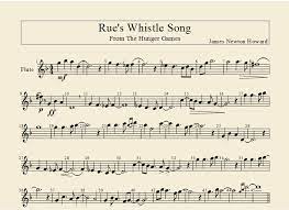 Oh, and, i'm only going to do the games and the stuff after them, because i'm horrible at writing the other stuff. Rue S Whistle Song Flute Arrangement By Flutepiccy Deviantart Com On Deviantart Hunger Games Sheet Music Hunger Games Quotes