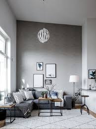 Peaceful Scandinavian Style Living Room In Shades Of Grey And Blue The Patter Living Room Scandinavian Scandinavian Design Living Room Living Room Inspiration