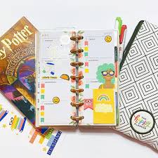 Anabel Planner Babe On Instagram This Week In My Skinny Mini I Used The Bookish Sticker Book Bc I Will B In 2020 Happy Planner Layout Mini Happy Planner Planner Girl