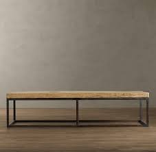 Festnight round coffee table reclaimed wood end side table with iron legs pure handmade living room home furniture 28 x 15 (diam. Reclaimed French Floorboard Coffee Table Large Narrow Coffee Table Reclaimed Wood Coffee Table Pallet Furniture Coffee Table
