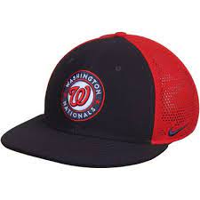 Washington Nationals Nike True Vapor Swoosh Performance Flex Hat Navy Red Washington Nationals Nike Men Washington Nationals Hat