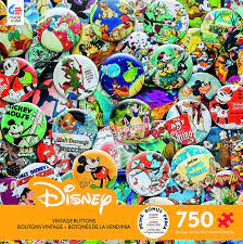 Maybe you would like to learn more about one of these? Amazon Com Ceaco Disney Collections Vintage Buttons Jigsaw Puzzle 750 Pieces Multi Colored 5 Toys Games