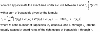How To Approximate Area With The Trapezoid Rule Dummies