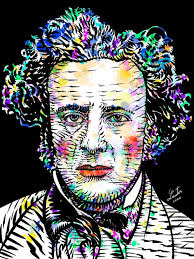 JOHN EVERETT MILLAIS Watercolor & Ink Portrait