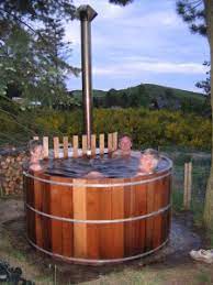 Custom leisure products™ standard or custom sized wood hot tubs and saunas. Wood Fired Hot Tub Kits And Heaters Forest Lumber Cooperage