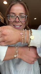 E Newton Stack Bracelets Stretching