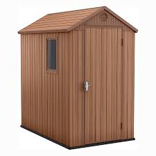 Best reviews guide analyzes and compares all keter sheds of 2021. Keter Darwin 6 X 4ft Outdoor Plastic Garden Storage Shed Brown Homebase