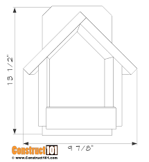 Amzn.to/pexxfl i came home to a cardinal flying around in my house. Cardinal Nesting Shelter Birdhouse Plans Construct101