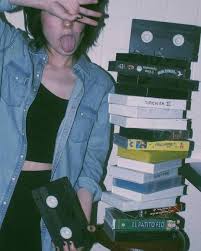 I Was Living In Queens With Maddie And Every Weeknight We Would Put On Vhs Tapes And Write Stories Sketch Grunge Photography Grunge Aesthetic Aesthetic Grunge