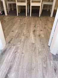 Find a flooring on gumtree, the #1 site for laminate fitters classifieds ads in the uk. Mum Sick Of Old Brown Floor Turns Home Grey Using 10 Stick On B M Planks