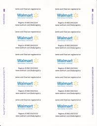 Since Walmart Now Requires You To Pay For Registry Inserts And I Could Not Fit The Information On My Baby Registry Cards Wedding Registry Cards Registry Cards