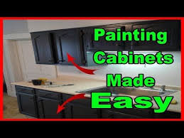 Painting Kitchen Cabinets For Beginners Youtube Painting Kitchen Cabinets Painting Cabinets Painting Cabinets Diy