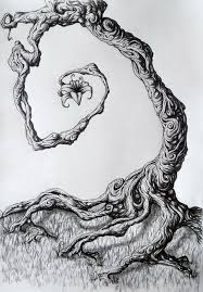 Twisted Tree Pencil 9x12 Http Ift Tt 2ctfy0h Fantasy Tree Drawing Psychedelic Drawings Tree Drawings Pencil