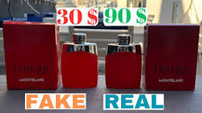 Fake vs Real Montblanc Legend Red Perfume - YouTube