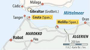 Marokko setzt spanien mit migranten in ceuta unter druck. Fluchtlingskrise Spanische Enklave In Marokko Wird Uberrannt