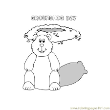 Groundhog day coloring pages color by number. Groundhog Day Coloring Page For Kids Free Groundhog Or Woodchuck Printable Coloring Pages Online For Kids Coloringpages101 Com Coloring Pages For Kids