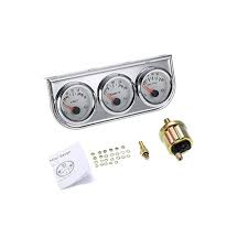 Maybe you would like to learn more about one of these? Warmcare Triple Gauge Kit Oil Volt Water Gauge 2 Chrome Oil Temp Water Temp Gauge Temperature Oil Pressure Voltage Gauge Sensor 3 In 1 Car Meter Auto Gauge Gauge Sets Automotive One Acleaning Com