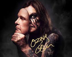 Ozzy Osbourne, 8x10 Print With Autograph (actual Copy of Ozzy Osbourne  Autograph) Print, Hard Rock, Heavy Metal, Gift
