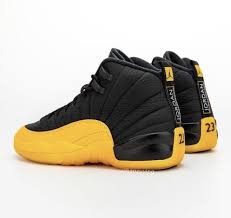 Air Jordans 12 Black And Yellow Air Jordan 12 University Gold In 2020 Air Jordans Jordan Shoes Girls Nike Air Shoes