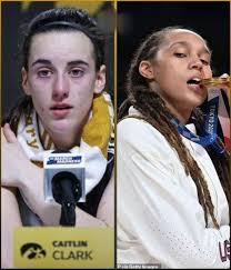Caitlin Clark feels sad for Brittney Griner for kneeling during the  National Anthem, "You are representing America, but you show no respect for  the country that saved you from the Russian Gulag."