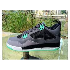air jordan 4 retro green glow nike air jordan 4 green glow air jordan 4 aj4 grey green gs air jordan 4 aj4 mint female 408452 air jordans jordan 4 air jordan 4 retro