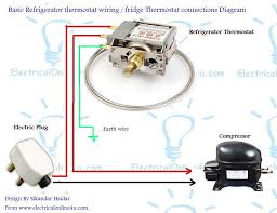 For hooking up a new thermostat similar systems to the air conditioner/gas furnace combination would be how to hook up a thermostat. Refrigerator Fridge Thermostat Wiring Diagram Guide Electricalonline4u