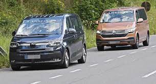 2021 Vw T7 Loses Most Camo Reveals Golf Inspired Front End Carscoops
