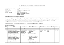 Tata letak adalah suatu keputusan penting yang menentukan efisiensi operasi secara jangka panjang. Doc Silabus Rancangan Pembelajaran Satu Semester Nabila Nazinda Academia Edu