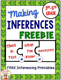 Inferencing Activities Free Making Inferences Worksheets