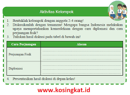 Kunci Jawaban Ips Kelas 9 Halaman 215 Aktivitas Kelompok Kosingkat