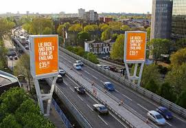 Here S The Easyjet Topical Message Given Across Digital Ooh Formats Today Dooh Digital Signage Outdoor Advertising Billboard Design