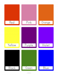 Learning their colors, color recognition, and color names is one of the skills toddlers, preschoolers, and kindergartners must accomplish. Color Flash Cards Stem Sheets