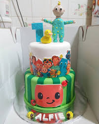 Topper averages about 7.5 x 10 tall in total. Cocomelon Theme Cake Vanilla Choc Chips Choc Moist Cake Sayajual Sayajualmur 2nd Birthday Party For Girl Boys 1st Birthday Cake 2nd Birthday Party For Boys