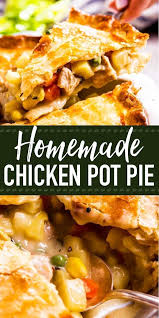 The Ultimate Comfort Food Family Meal Homemade Chicken Pot Pie I Do Things A Bit Lighter Than T Homemade Chicken Pot Pie Chicken Pot Pie Recipes Comfort Food